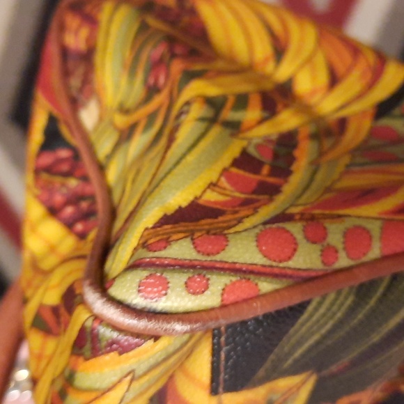 Salvatore Ferragamo Women's Satchel - Black and Brown Floral - Picture 12 of 12